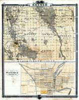 Bremer County, Waverly, Iowa 1875 State Atlas